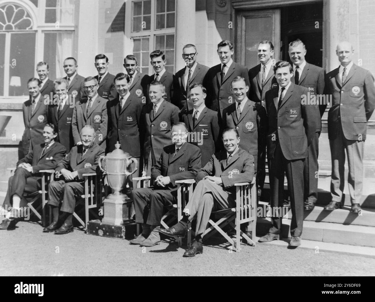 WALKER CUP TEAMS IN SCHOTTLAND / ; 23. MAI 1963 Stockfoto