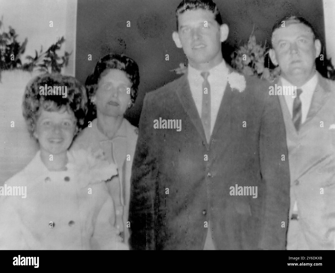 BRENDA LEE HEIRATET EARL SHACKLET IN NASHVILLE / ; 25. APRIL 1963 Stockfoto