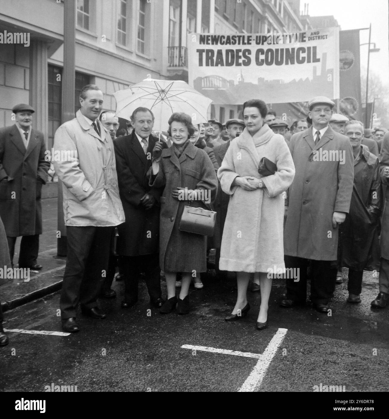 GREENWOOD A EMPLOYMENT MARCH ST PANCRAS / ; 26. MÄRZ 1963 Stockfoto