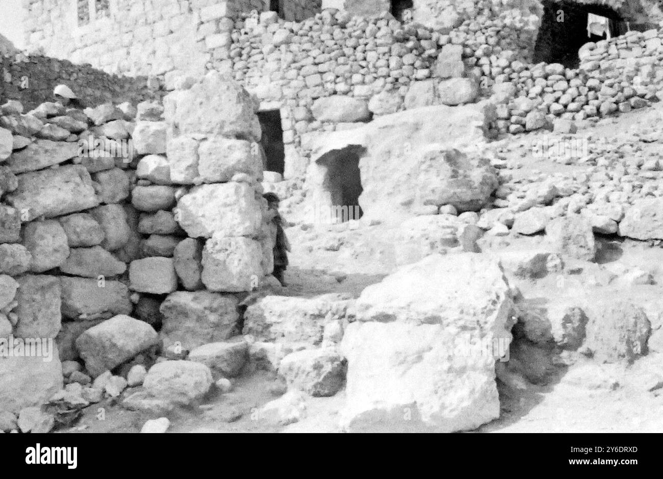 GEBÜRTIGE JUNGFRAU BETHANIEN IN JERUSALEM; 20. MÄRZ 1963 Stockfoto