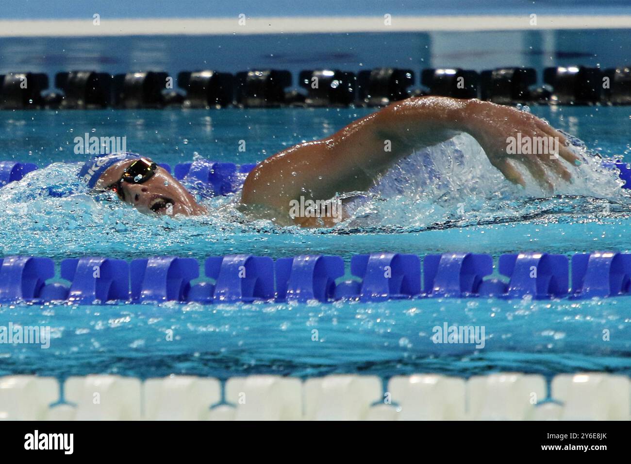 Martina RABBOLINI aus Italien in der Para Schwimmen Frauen 400 m Freistil - S11 Heats in der La Défense Arena, Paris, Frankreich bei den Paralympischen Spielen 2024. Stockfoto