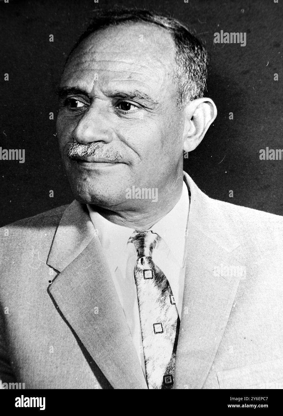 SAYED ABDEL MAGID AHMED - PORTRÄT EINES MINISTERS, MITGLIED DER REGIERUNG IM SUDAN; 7. OKTOBER 1962 Stockfoto