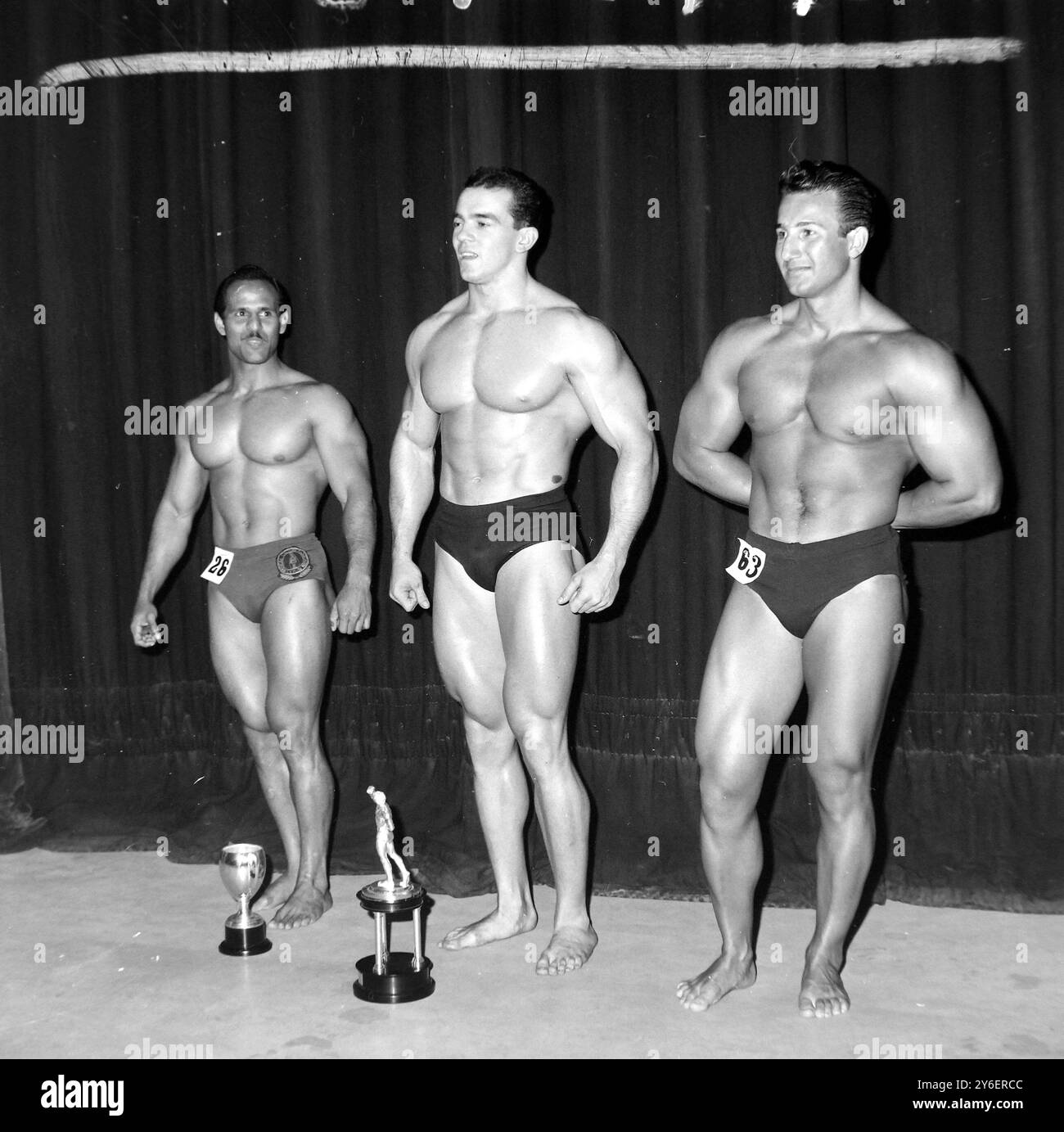 JOE ABBENDA BEIM MR UNIVERSE BEAUTY CONTEST ; 29. SEPTEMBER 1962 Stockfoto