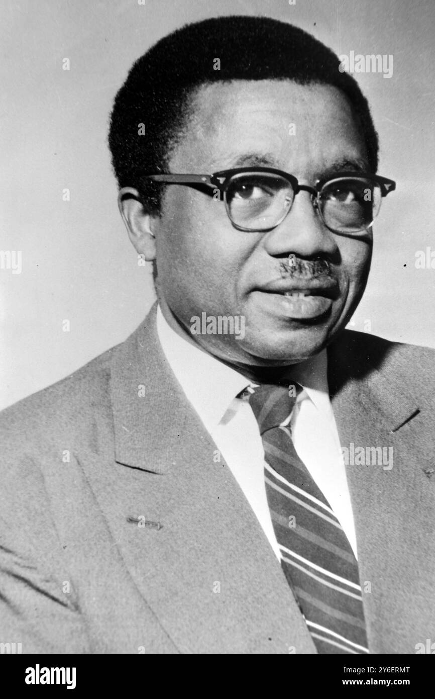 URURUKA P O PORTRAIT - MINISTER, MITGLIED DER REGIERUNG OSTNIGERIAS; 28. SEPTEMBER 1962 Stockfoto