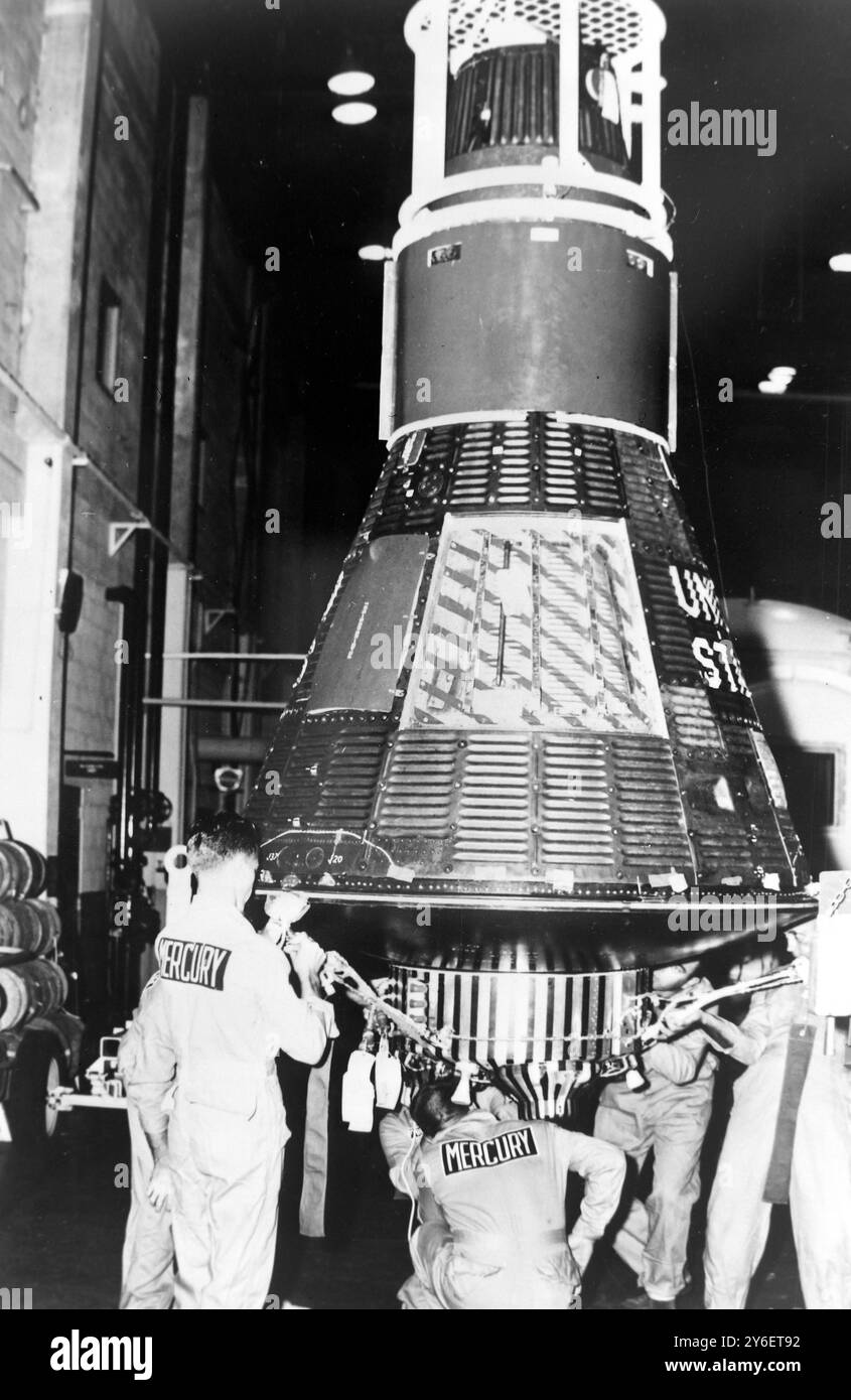 RAUMFAHRER WALTER SCHIRRA IN AUSBILDUNG AM CAPE CANAVERAL; 25. SEPTEMBER 1962 Stockfoto