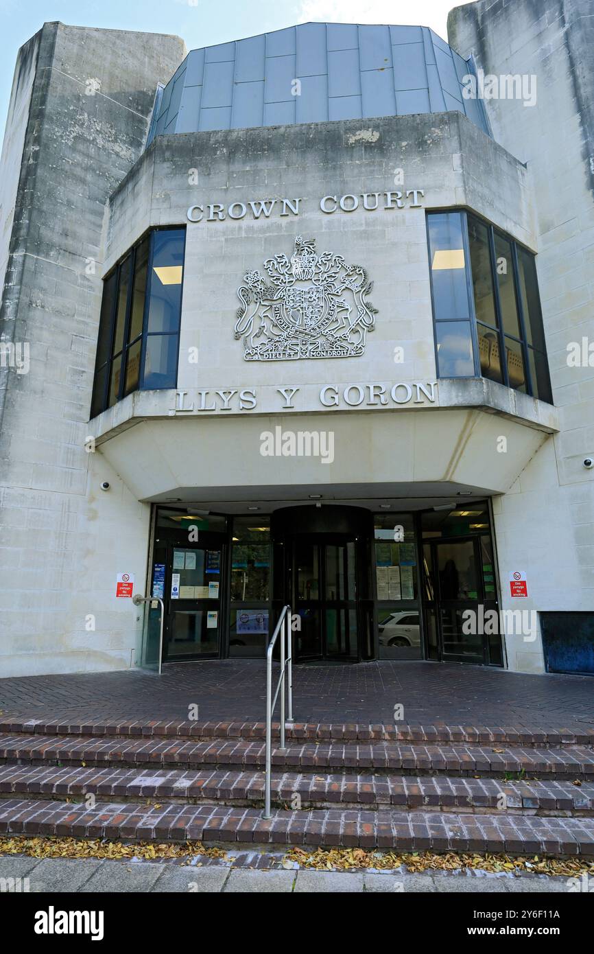 Swansea Crown Court. Stockfoto
