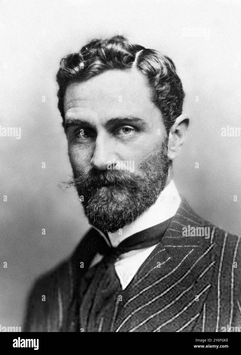 Sir Roger Casement, um 1910. Porträt des irischen Nationalisten Roger David Casement (1864–1916), der im August 1916 wegen Hochverrats hingerichtet wurde. Stockfoto