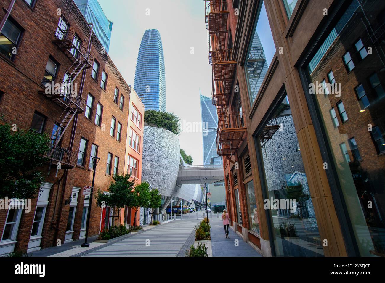 San Francisco, CA, USA - 16. September 2024 - das Salesforce Tower-Gebäude und der Hauptsitz von Salesforce.com Stockfoto