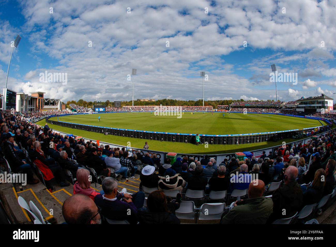 Ein allgemeiner Blick auf das Stadion während des One Day Series-Spiels der Metro Bank zwischen England und Australien im Seat Unique Riverside, Chester le Street am Dienstag, den 24. September 2024. (Foto: Mark Fletcher | MI News) Credit: MI News & Sport /Alamy Live News Stockfoto