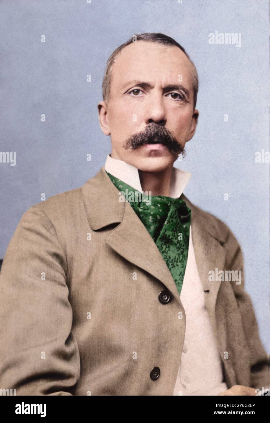 Charles R. Richet. Kurze halbe Länge, Vollgesicht, Körper nach rechts. Um 1905. Stockfoto