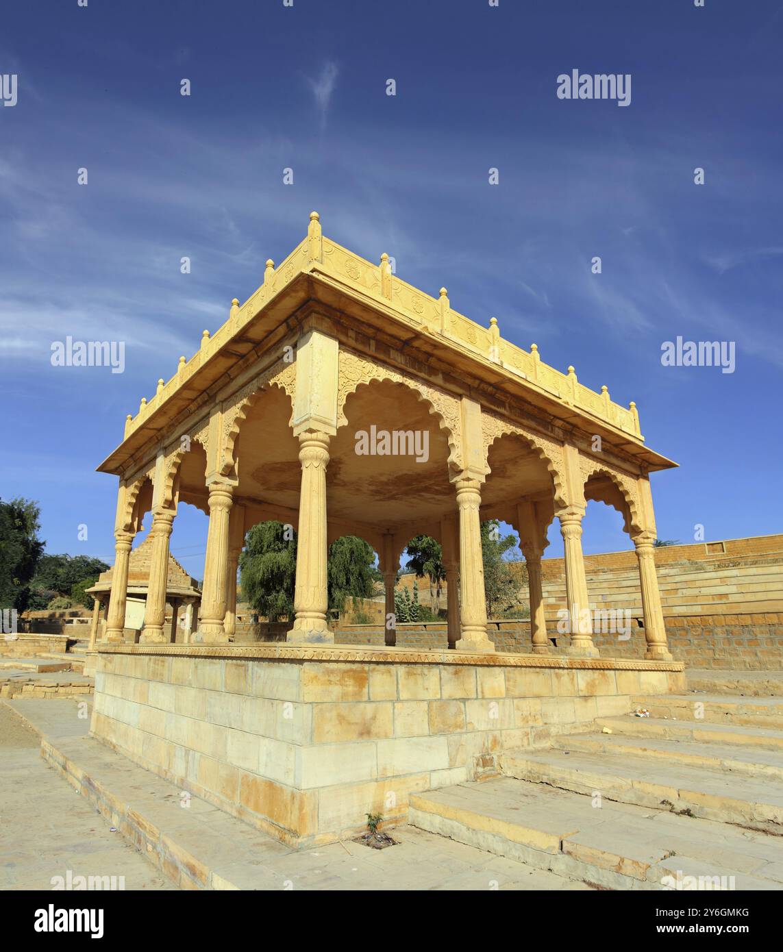 Old jain Cenotaph in jaisalmer rajasthan indien Stockfoto