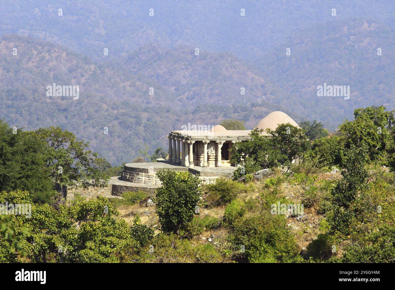 Alter hinduismus Tempel in kumbhalgarh Fort, rajasthan indien Stockfoto