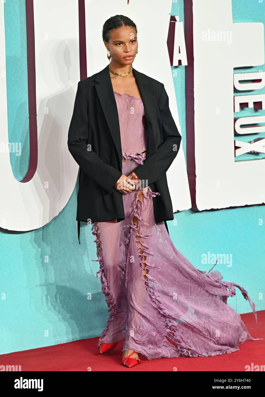 LONDON, GROSSBRITANNIEN. September 2024. Indeyarna Donaldson-Holness besucht Joker: Folie à Deux UK Premiere auf dem Cineworld Leicester Square in London. (Foto von 李世惠/siehe Li/Picture Capital) Credit: Siehe Li/Picture Capital/Alamy Live News Stockfoto