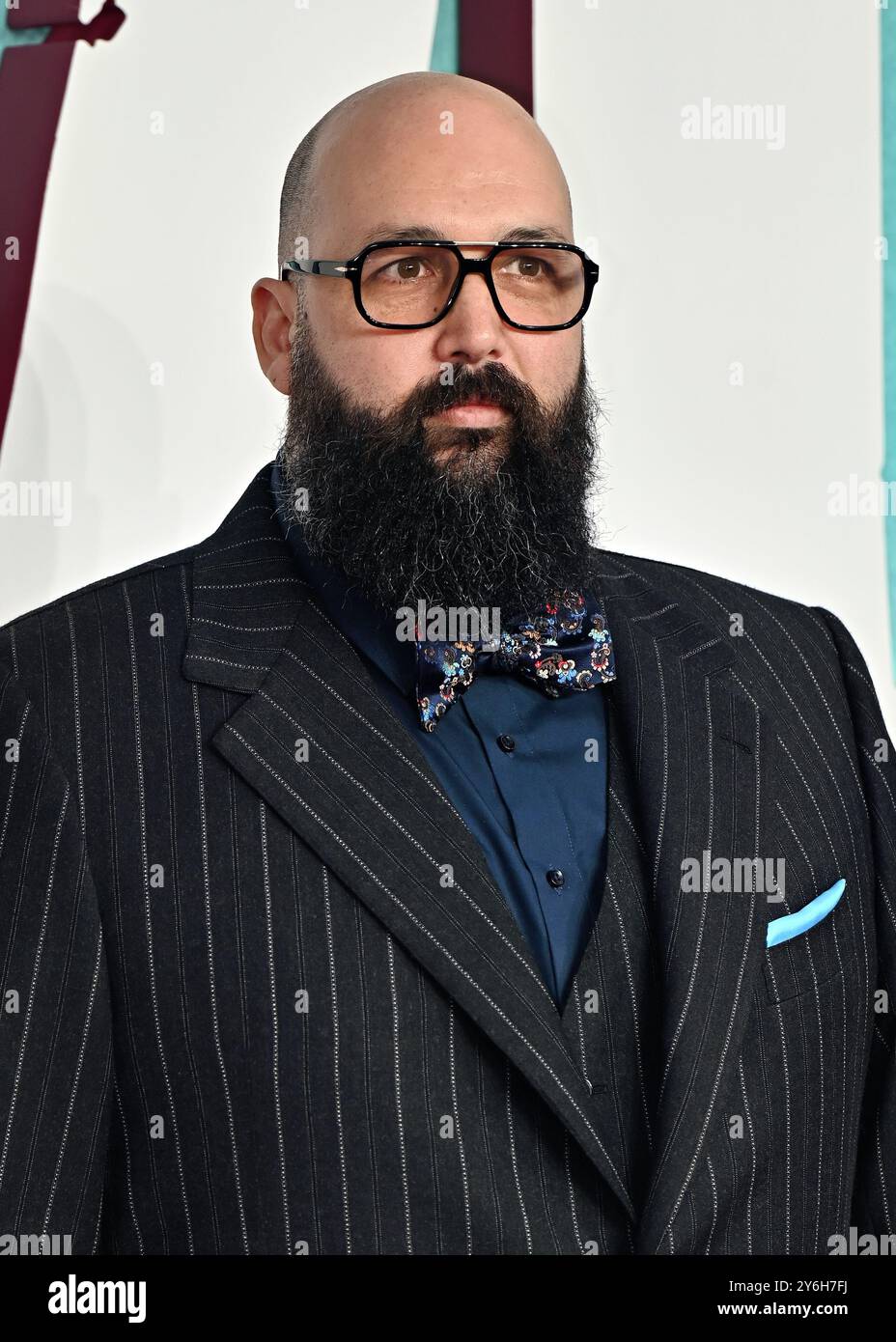 LONDON, GROSSBRITANNIEN. September 2024. Youssef Kerkour nimmt an Joker: Folie à Deux UK Premiere auf dem Cineworld Leicester Square in London Teil. (Foto von 李世惠/siehe Li/Picture Capital) Credit: Siehe Li/Picture Capital/Alamy Live News Stockfoto