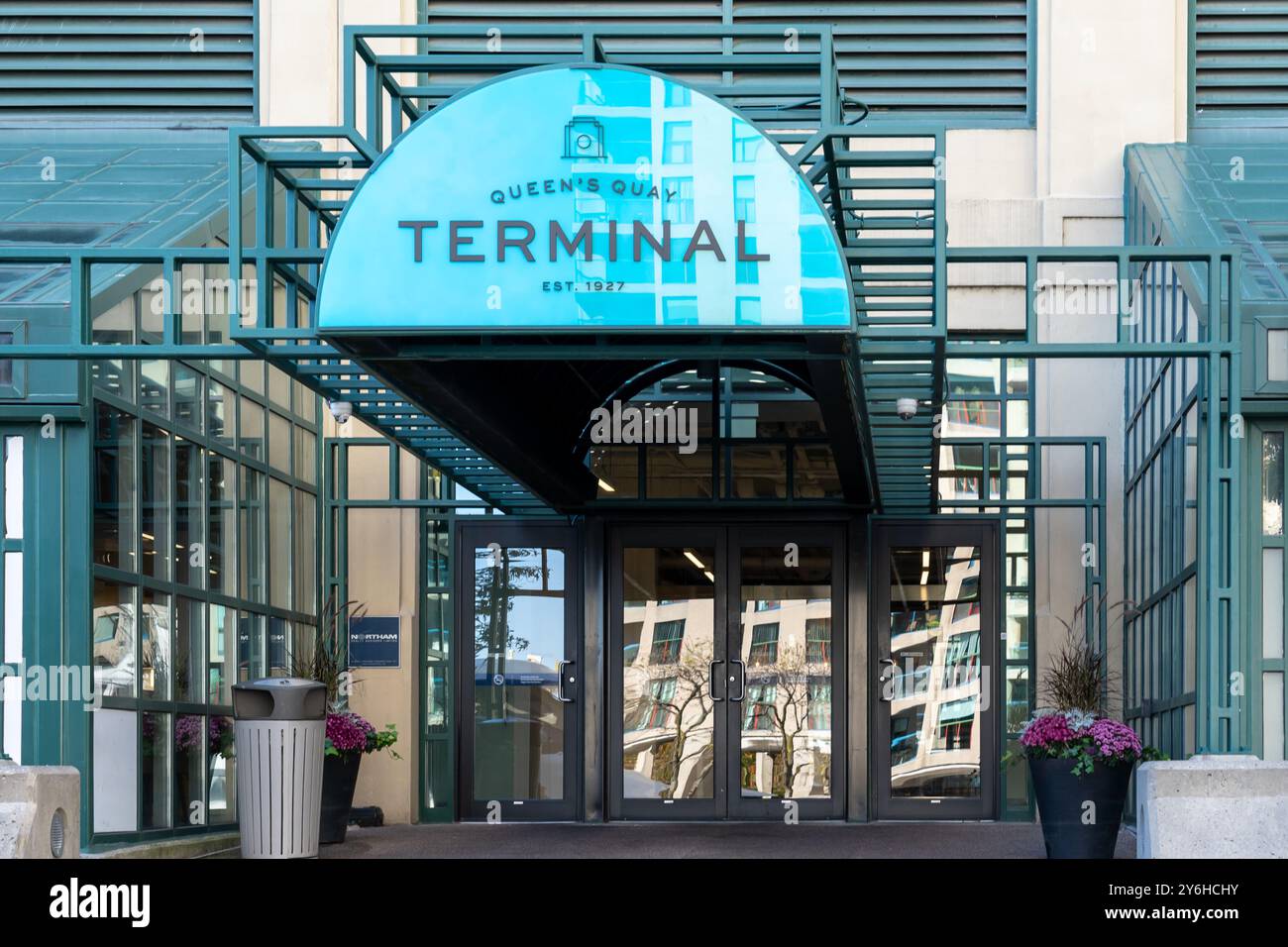 Queen’s Quay Terminal in Toronto, Kanada. Stockfoto