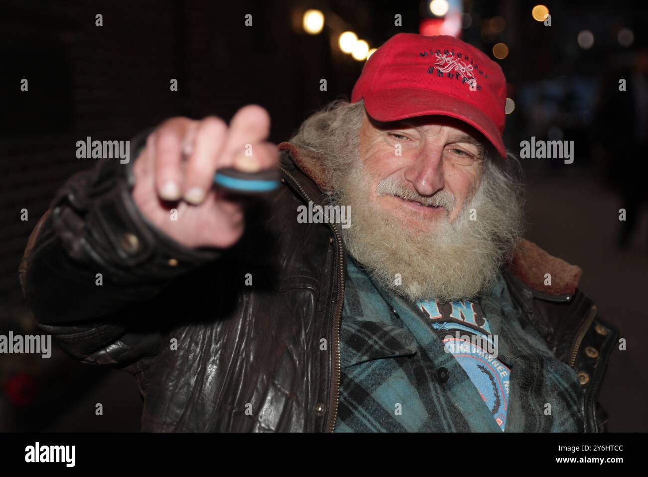 NY, USA. September 2024. New York, New York, NY - 24. September 2024: RADIO MAN bei der Schauspielerin Kate Winslet ''The Late Show with Stephen Colbert'' im Ed Sullivan Theater in New York City. Foto: Giada Papini Rampelotto/EuropaNewswire. (Kreditbild: © Luiz Rampelotto/ZUMA Press Wire) NUR REDAKTIONELLE VERWENDUNG! Nicht für kommerzielle ZWECKE! Stockfoto