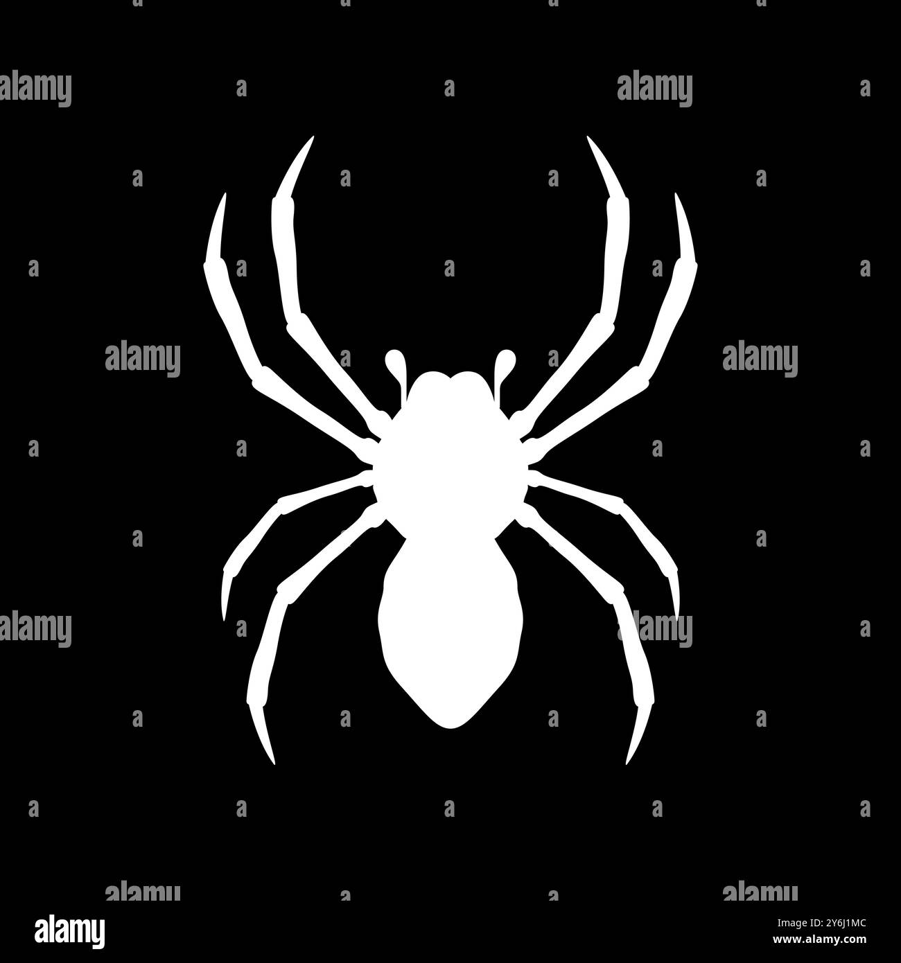 Cooles Spider Modern Minimal Logo Design Vektor Stock Vektor
