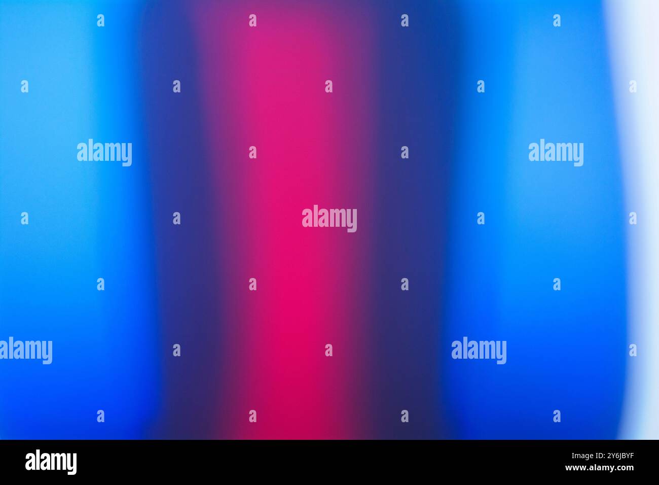 Weiche, unscharfe Farben, Rot und Blau Stockfoto