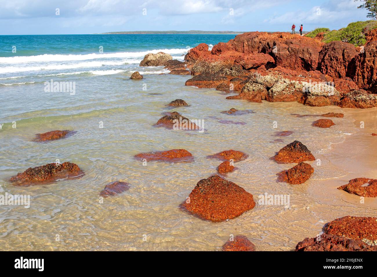 Macassan Beach (Garanhan) Stockfoto