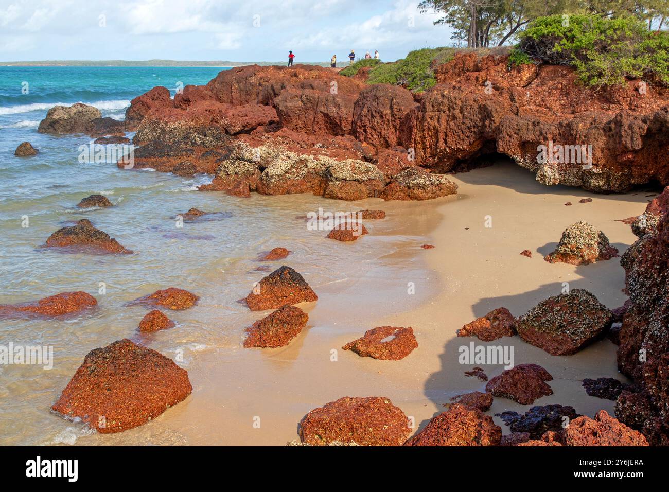 Macassan Beach (Garanhan) Stockfoto