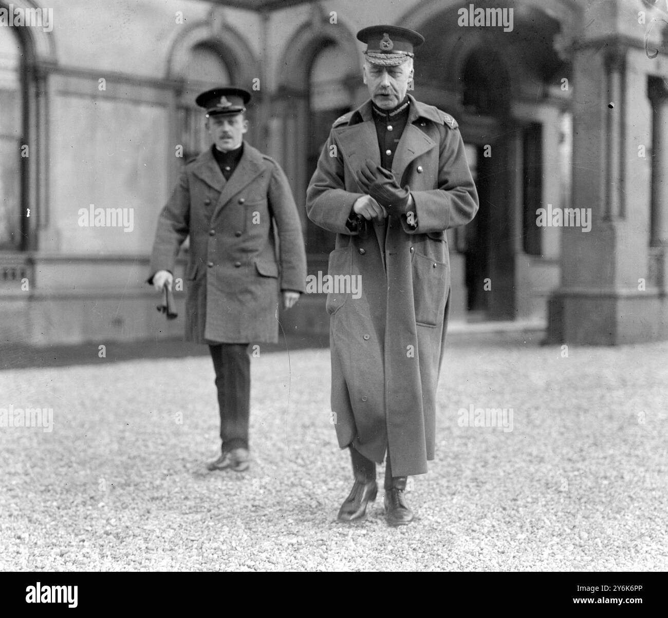 Ulster. General Sir C.F.N. MacReady. 1. Januar 1923 General Sir Cecil Frederick Nevil Macready, 1. Baronet, GCMG, KCB, PC (7. Mai 1862-9. Januar 1946), bekannt als Sir Nevil Macready und liebevoll als Make-Ready (nahe der richtigen Aussprache seines Namens), war ein britischer Offizier der Armee. Im Ersten Weltkrieg diente er als letzter britischer Militärkommandeur in Irland und diente zwei Jahre lang als Commissioner of Police of the Metropolis in London. Stockfoto