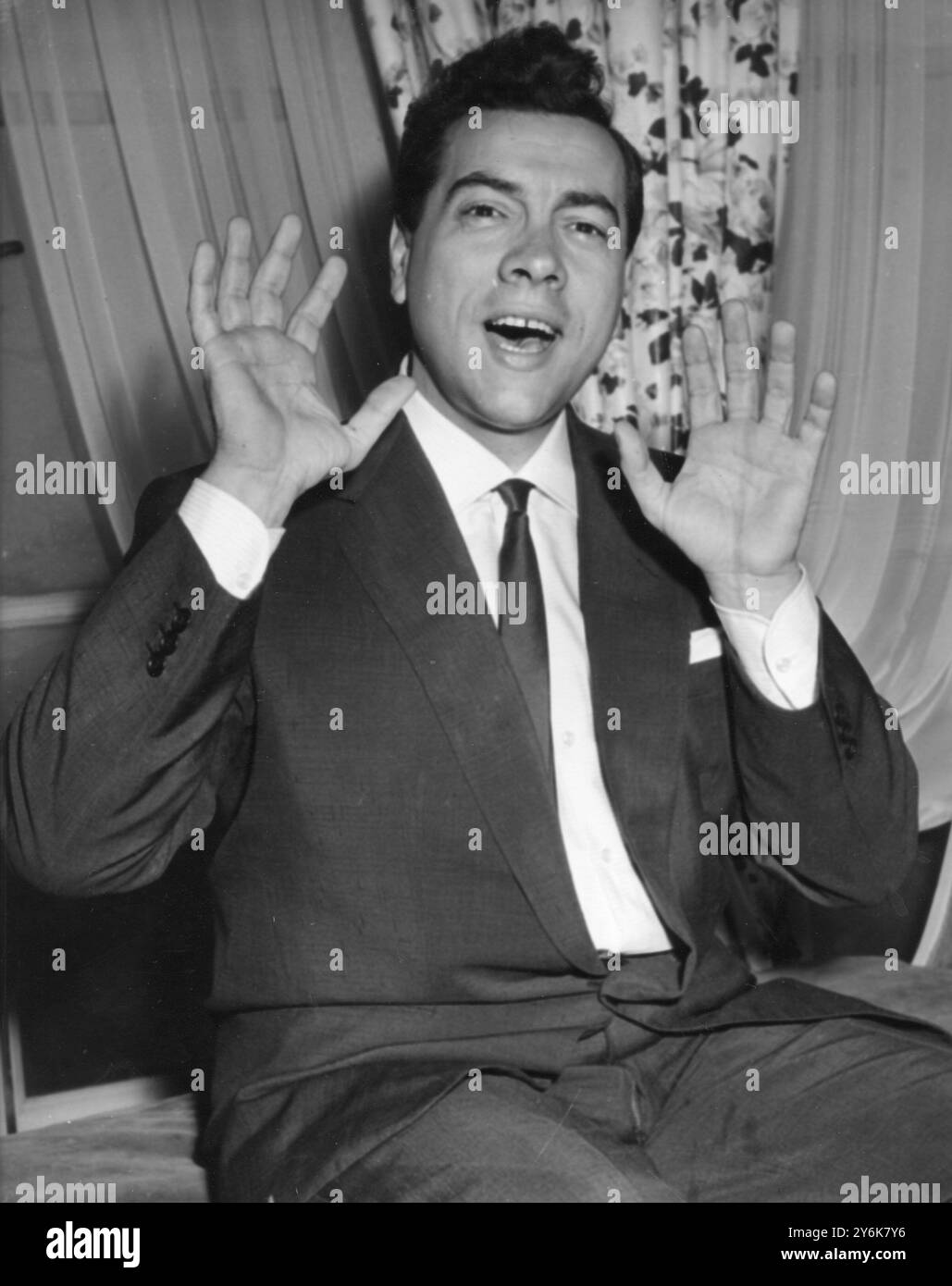 MARIO LANZA 1957 amerikanischer Tenor und Schauspieler 1921 - 1959 Stockfoto