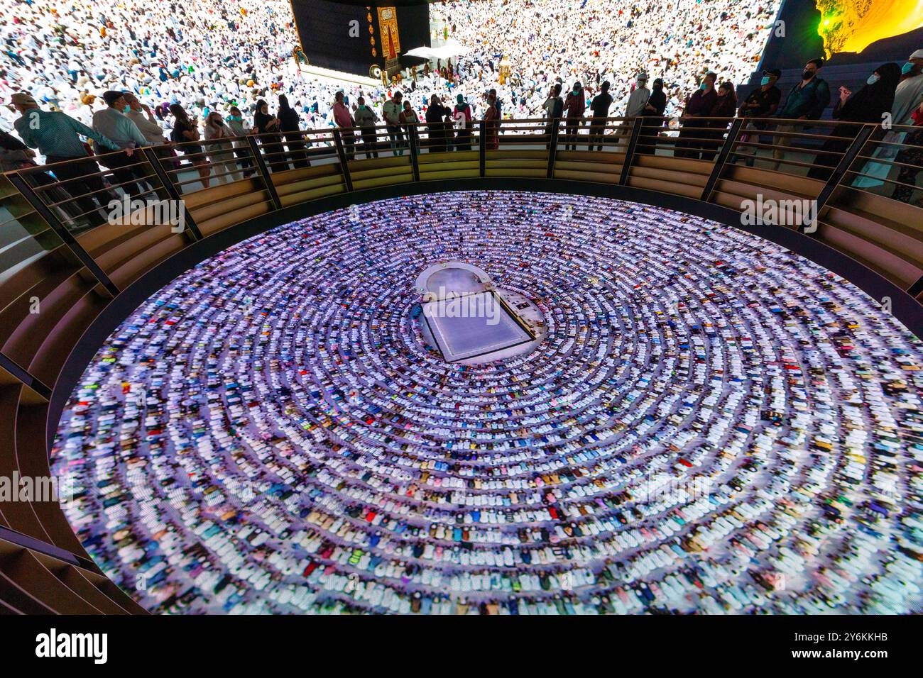 Vereinigte Arabische Emirate, Dubai, Expo 2020. Der Pavillon von Saudi-Arabien Stockfoto