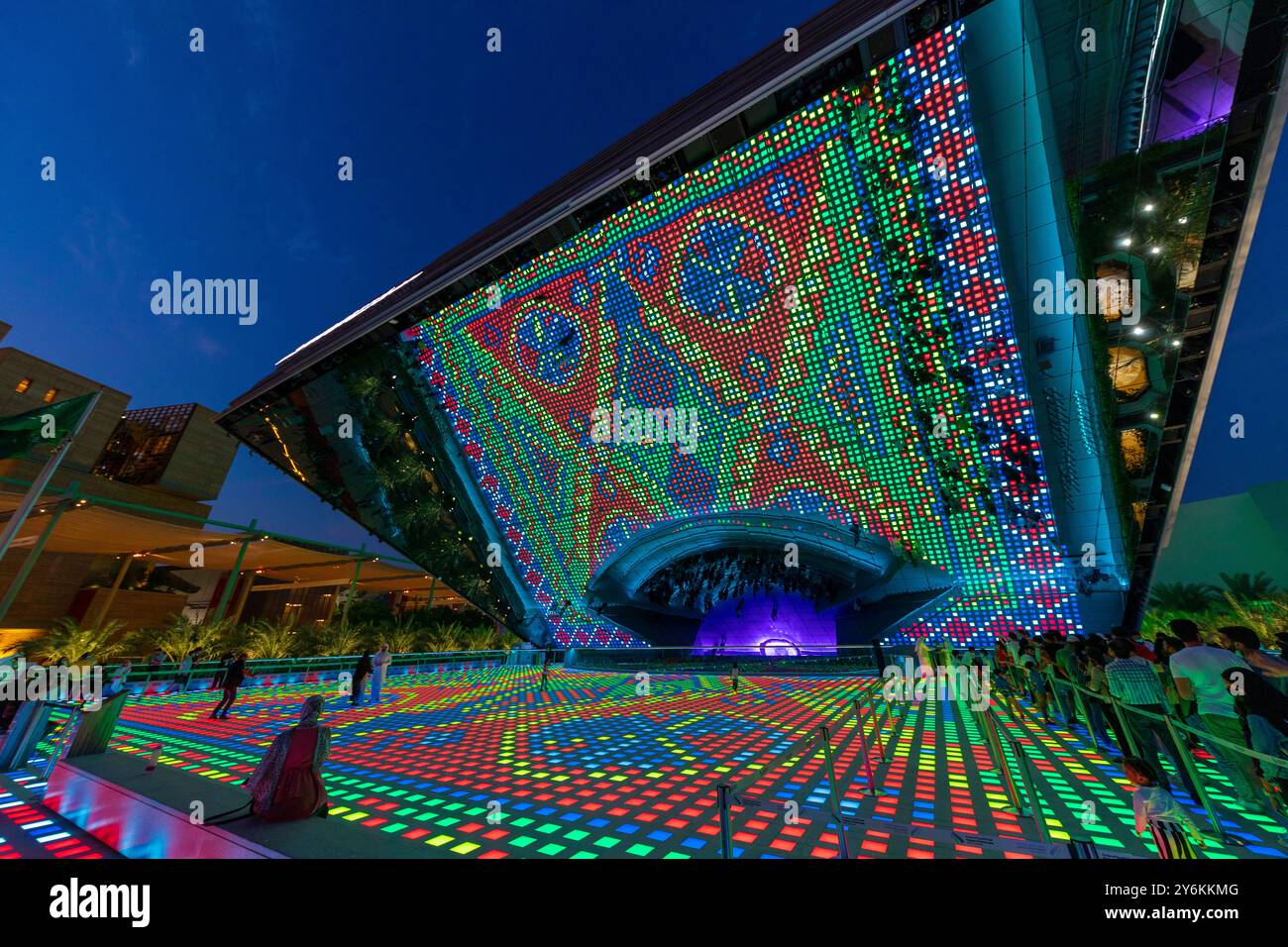 Vereinigte Arabische Emirate, Dubai, Expo 2020. Der Pavillon von Saudi-Arabien Stockfoto