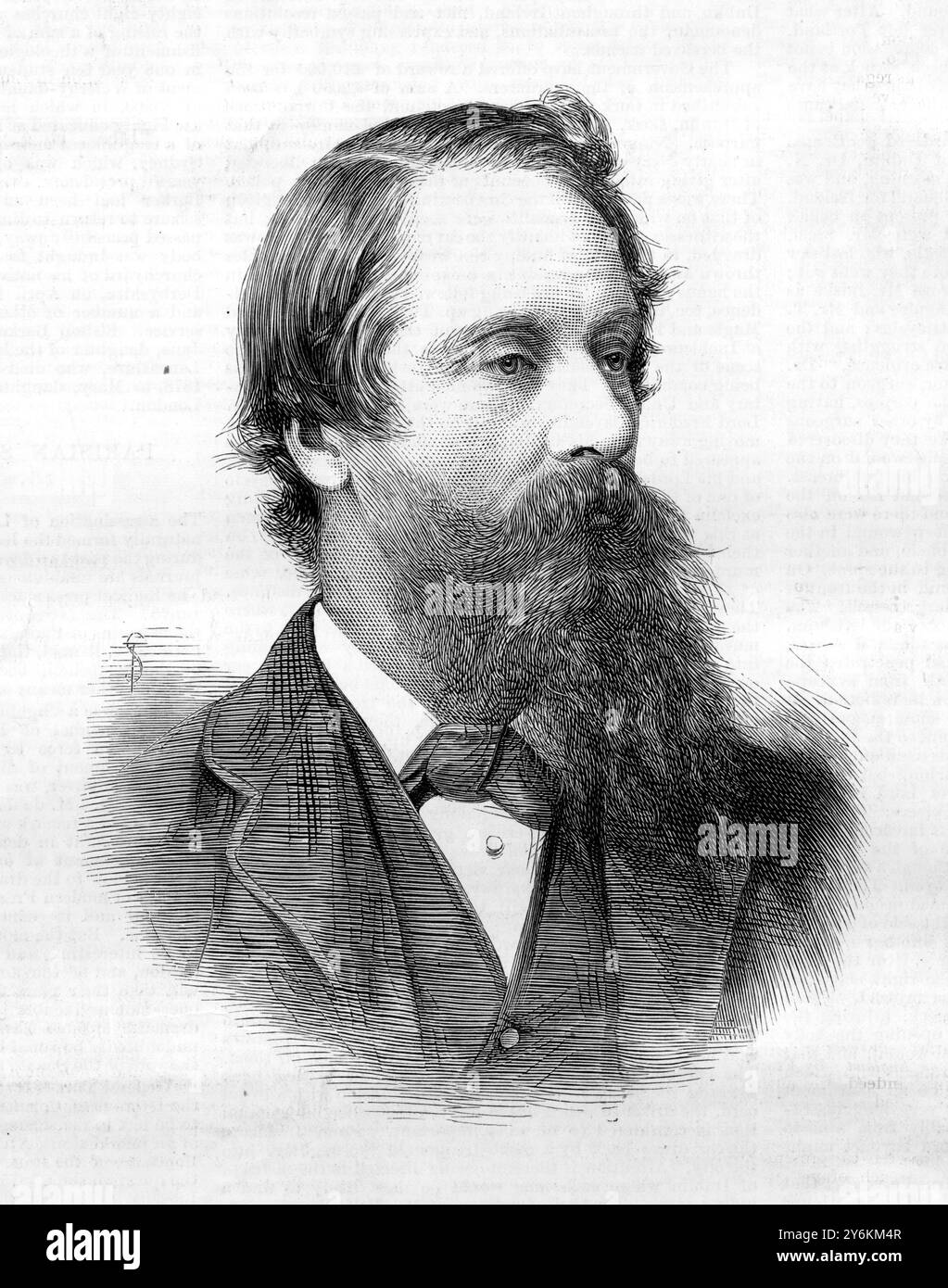 Der verstorbene Lord Frederick Cavendish, M.P., Chief Secretary for Ireland. 13. Mai 1882 Stockfoto