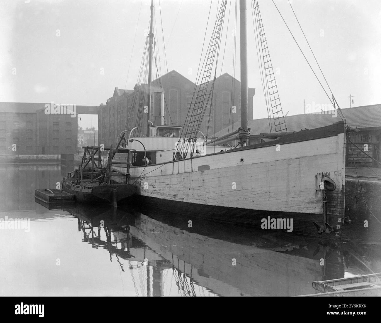 Ernest Shackleton Antarctic Expedition Shackletons Schiff 'Quest' in Southampton 9. Juli 1921 Stockfoto