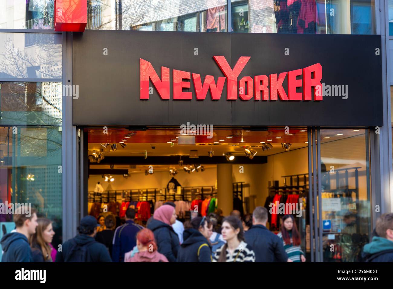 NewYorker Markenname Stockfoto