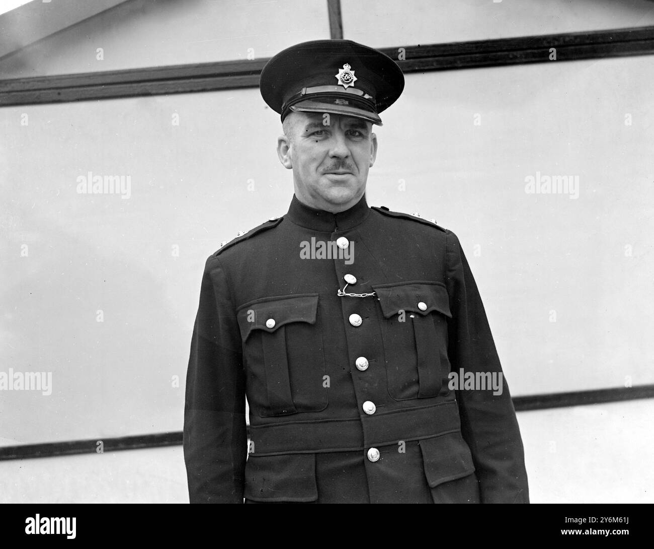 Inspektor der Unterabteilung Kendall aus Wimbledon (verantwortlich für den Fall Casserley), der heute in den Ruhestand geht. 22. Juli 1938 Stockfoto