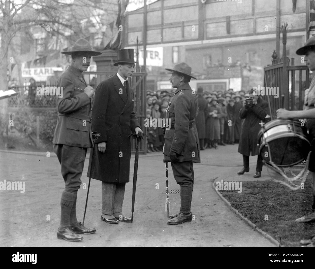 Der Duke of York legt den Grundstein für den New Wing des Leicester Royal Infirmary. Herzog von York Stockfoto