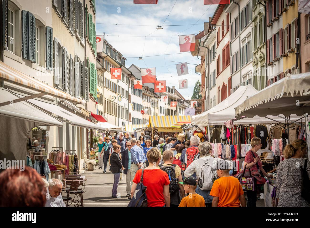 Stedtli Liestal, Kanton Basel-Landschaft Stockfoto