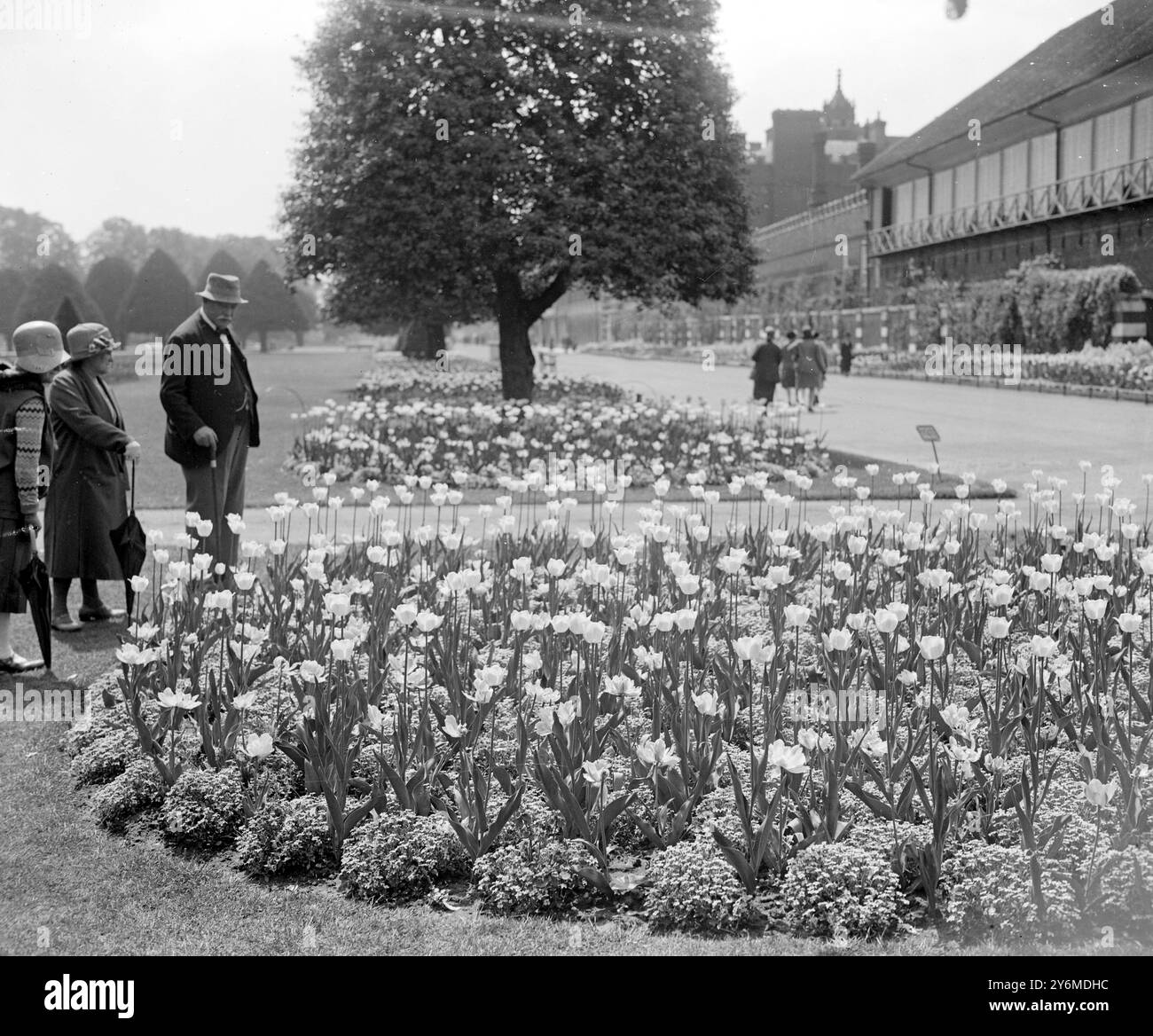 Hampton Court Palace Frühlingszeit 23. Mai 1929 Stockfoto