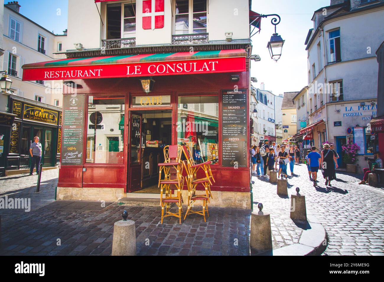Frankreich, Paris, Le Consulat, Restaurant in Montmartre Stockfoto