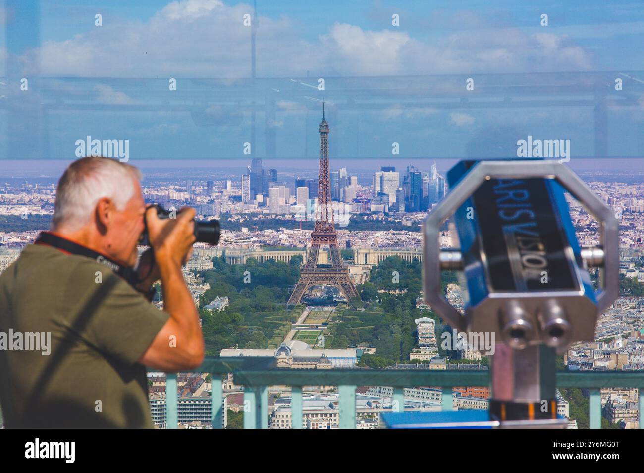 Frankreich, Paris, 14. Bezirk Montparnasse, Turm Montparnasse. Das Panorama-Observatorium Stockfoto