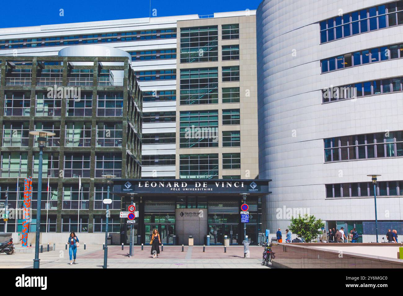 Frankreich, Ile-de-France, Paris, La Defense, Pole Leonard de Vinci, Stockfoto