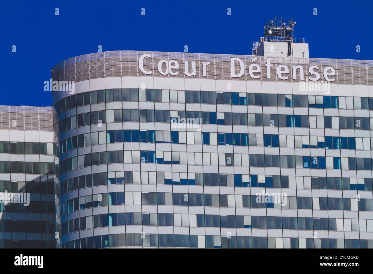 Frankreich, Ile-de-France, Paris, La Defense, Courbevoie, Coeur Defense Tower Stockfoto