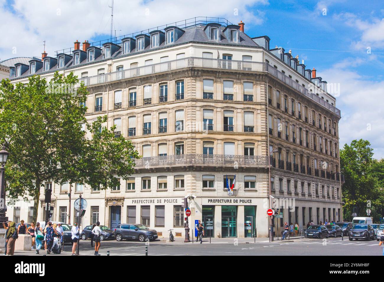 Frankreich, Ile-de-France, Paris, 4. Arrondissement, Polizeipräfektur, 12 Quai de Gesvres Stockfoto