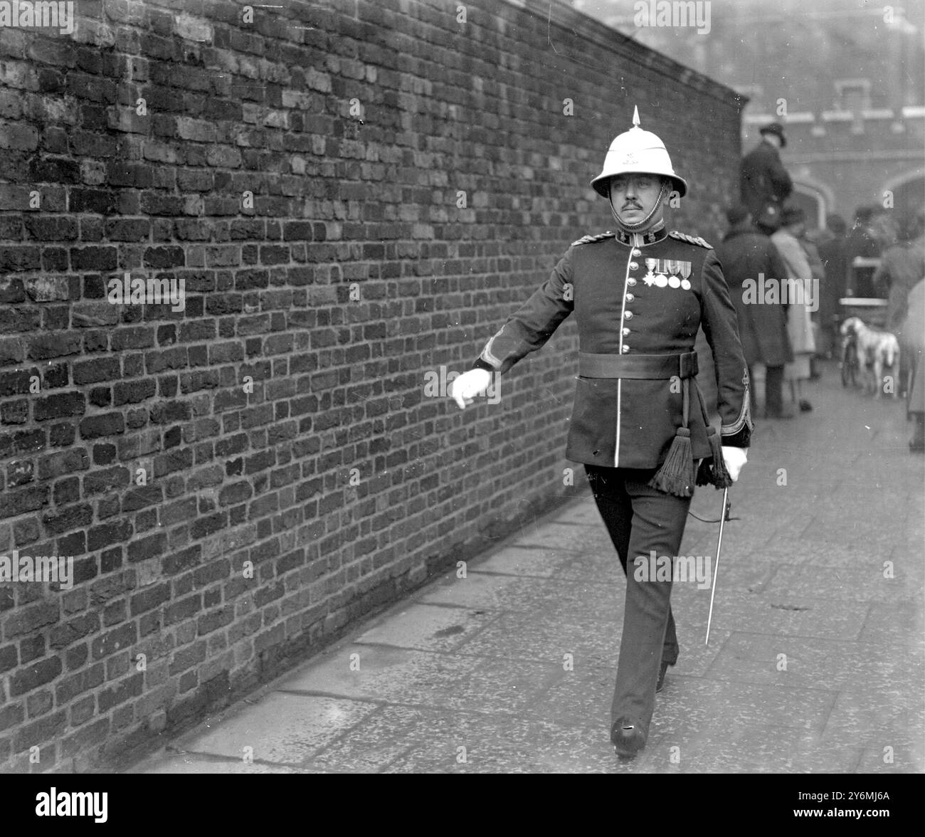 Deich am St. James’s Palace Major Donovan Jackson Stockfoto