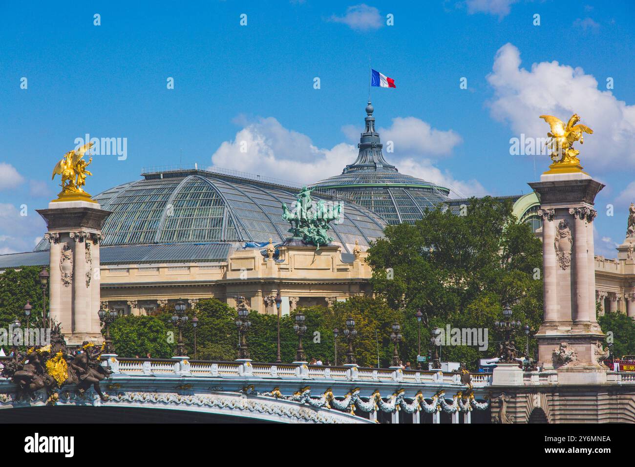 Frankreich, Ile-de-France, Paris, Alexander III. Brücke Stockfoto
