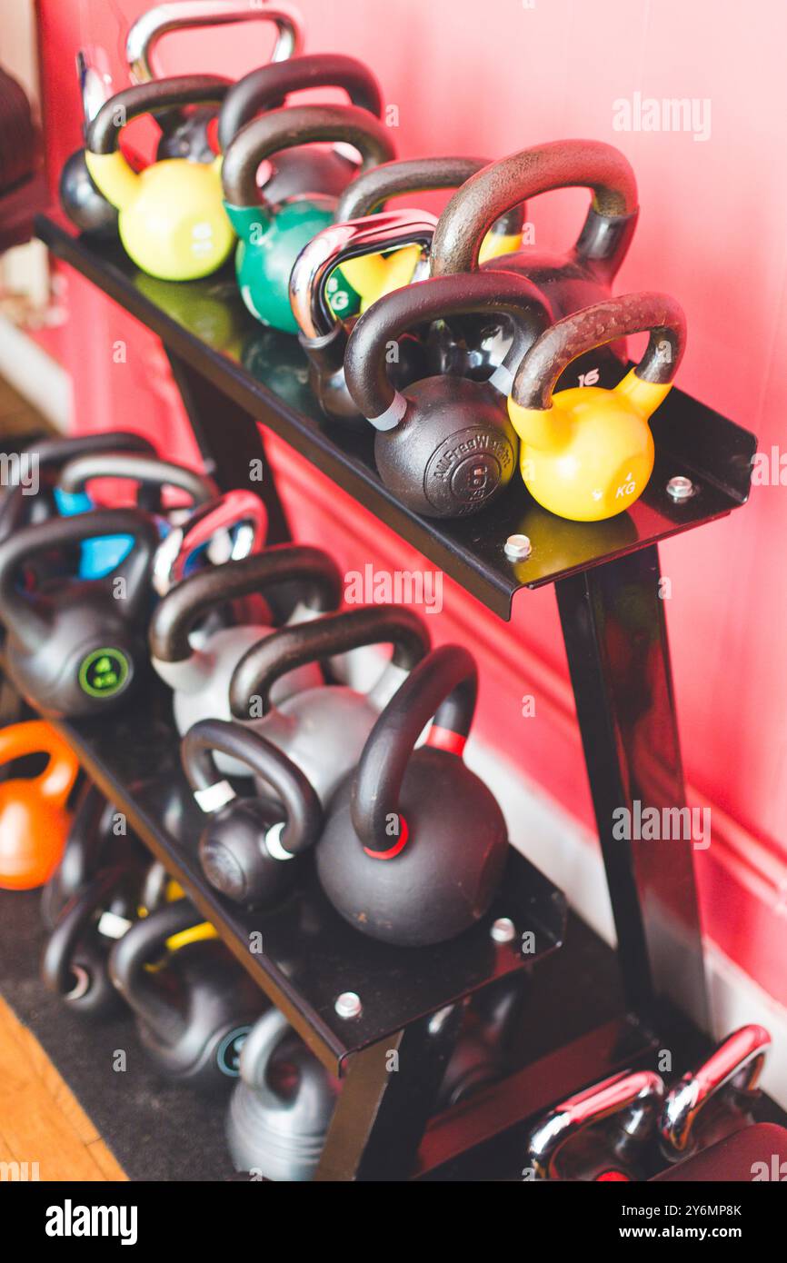 Kettlebells Stockfoto
