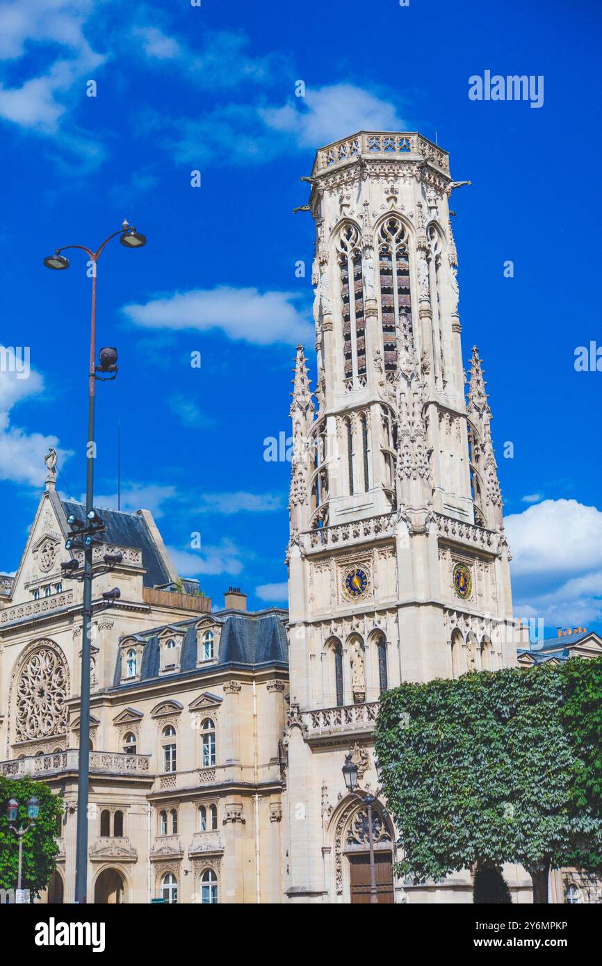 Frankreich, Paris, 4. Arrondissement, Saint-Jacques-Turm Stockfoto
