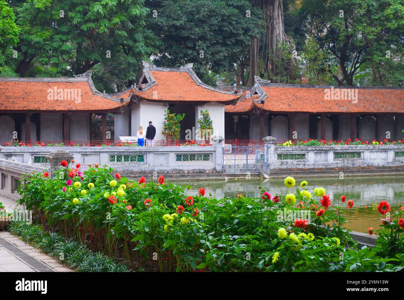 Vietnam, Hanoi, Temple of Literature Stockfoto