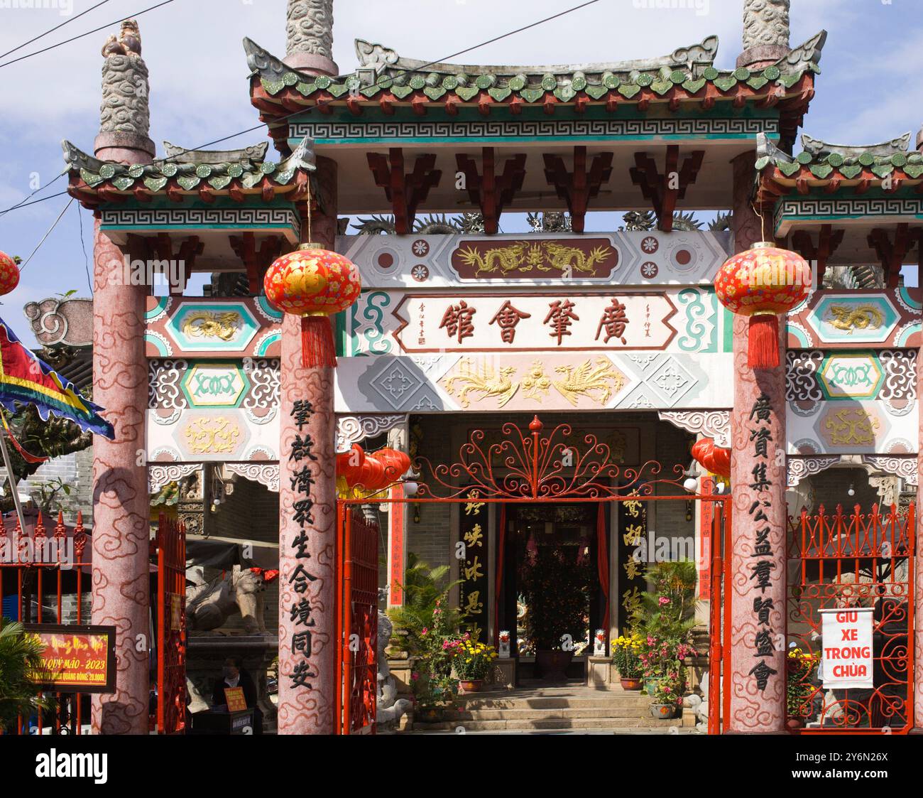 Vietnam, Hoi an, Kantonesisch Montagehalle, Stockfoto