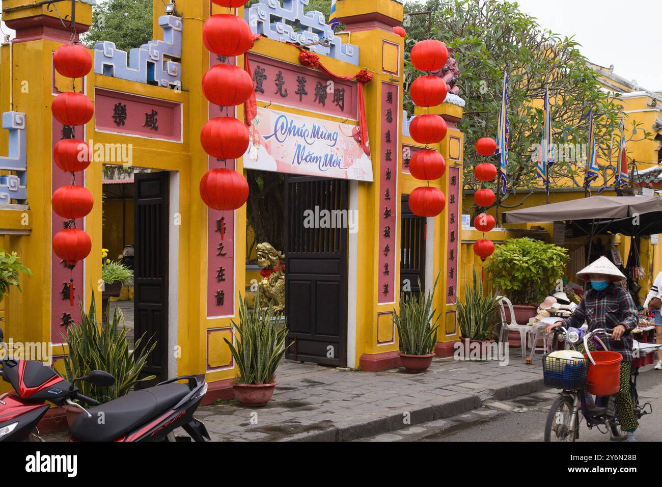 Vietnam, Hoi An, Minh Huong, Anbetungshaus Der Vorfahren, Stockfoto