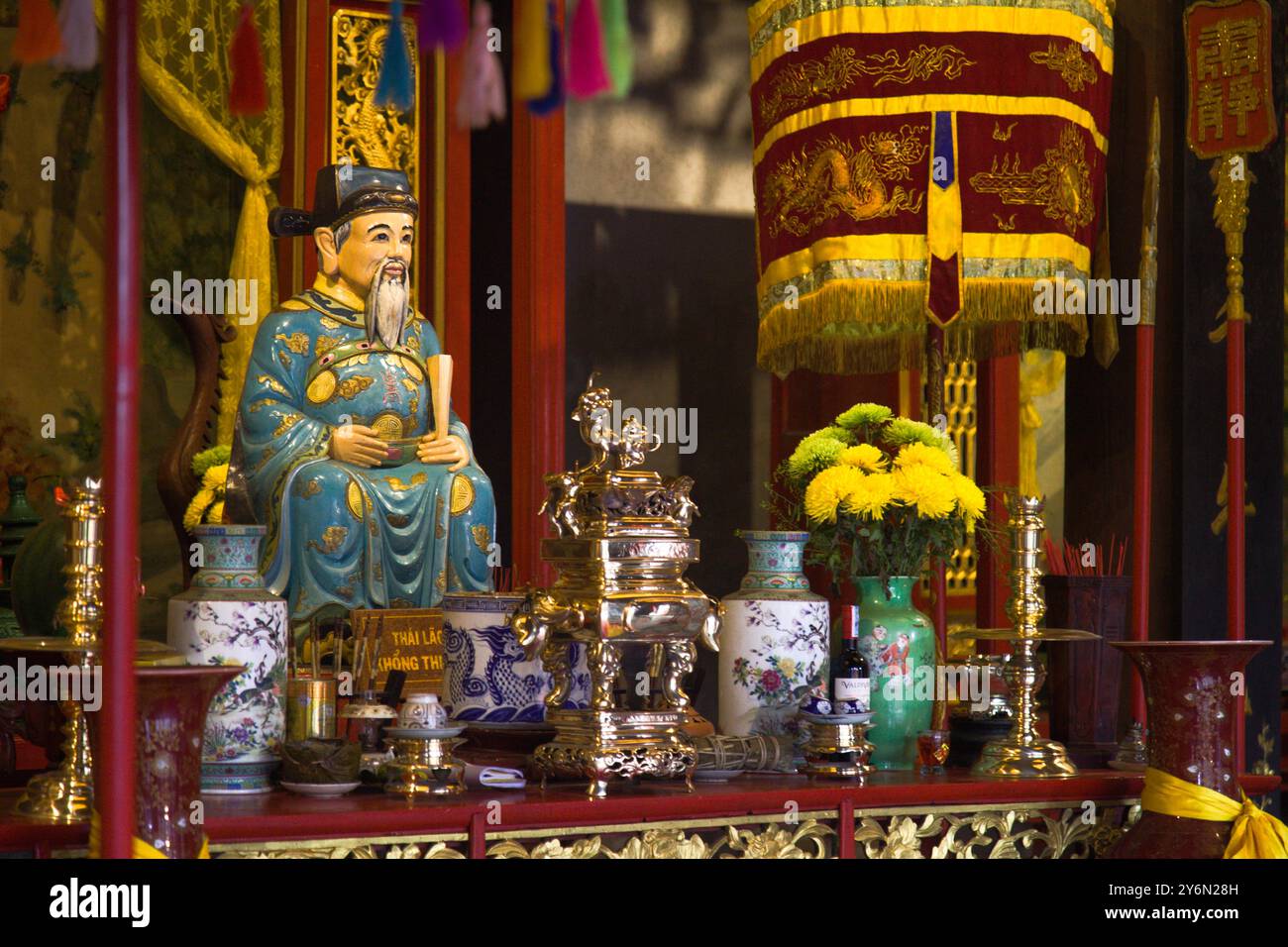 Vietnam, Hoi An, Minh Huong, Anbetungshaus Der Vorfahren, Stockfoto