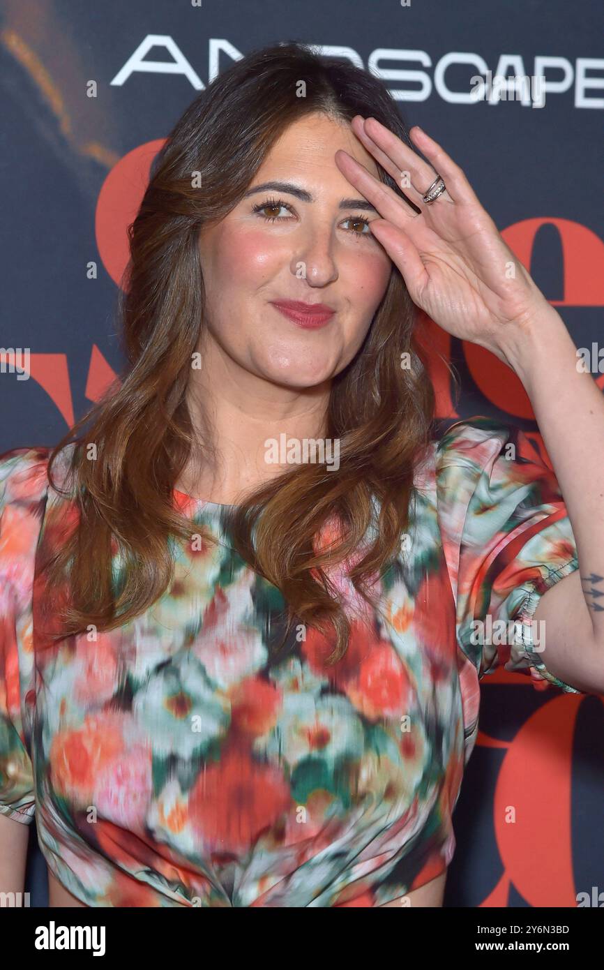 D'Arcy Carden bei der Premiere des Hulu Films 'She Teached Love' im Ted Mann Theater. Los Angeles, 25.09.2024 Stockfoto