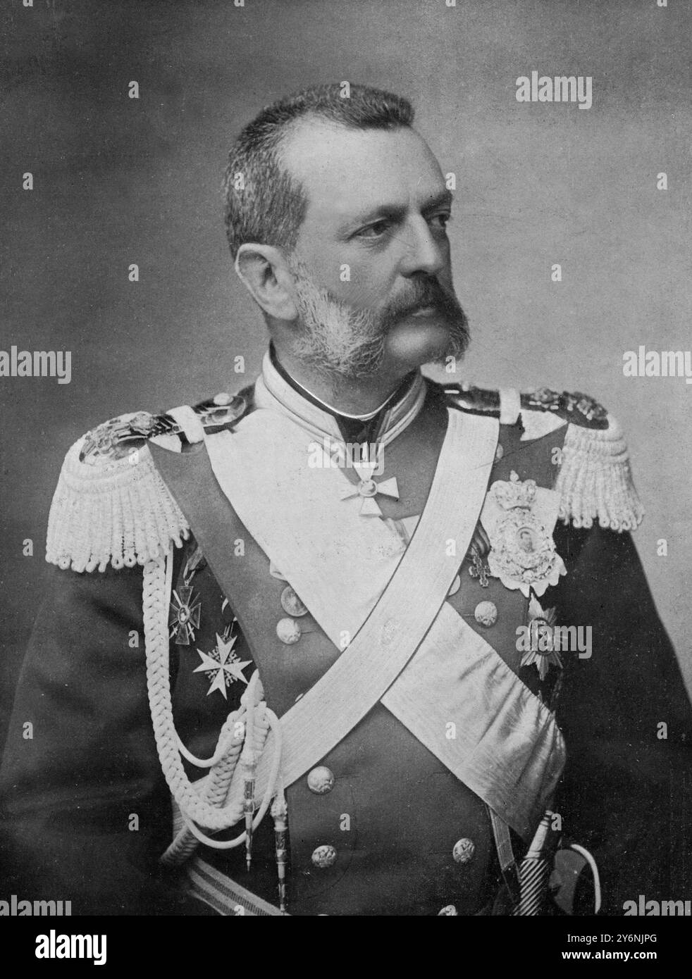 Ein Vergießer unschuldigen Blutes, der Hauptbeweger der repressiven Maßnahmen gegen Streikende. Der Großherzog Wladimir, mit dem die letzte Verantwortung für das Massaker am 22. Januar liegt ©2004 Topfoto Stockfoto